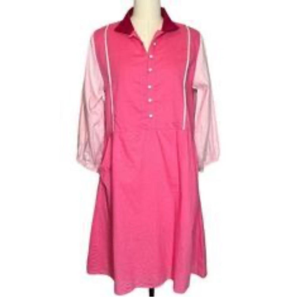 Victoria Dunn Marigold Maxi Dress Pink Small NWT